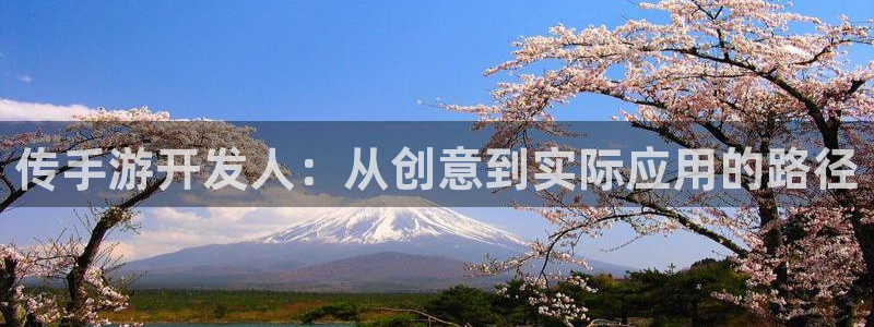 恩佐娱乐：传手游开发人：从创意到实际应用的路径