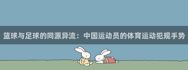 风速体育app官方下载：篮球与足球的同源异流：中国运动员的体育运动犯规手势