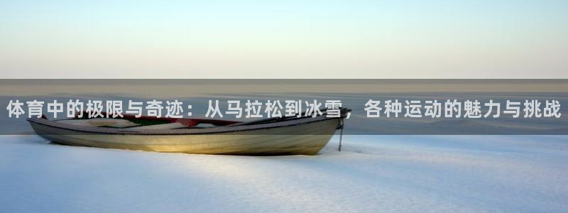 风速体育cba直播：体育中的极限与奇迹：从马拉松到冰雪，各种运动的魅力与挑战